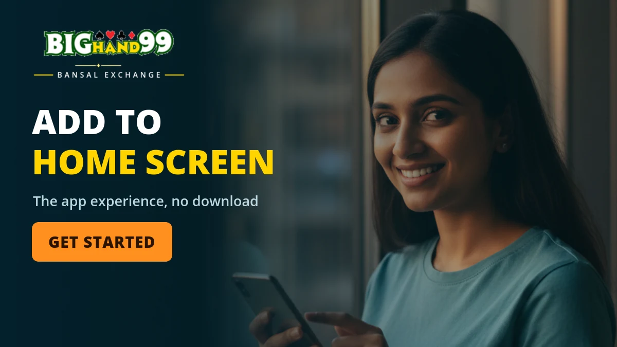 Adding the BigHand99 app to a phone home screen from the browser, no APK download