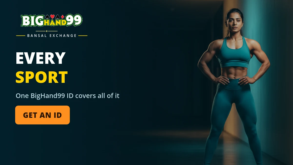 One BigHand99 ID covering cricket, football, tennis and kabaddi markets from a single wallet